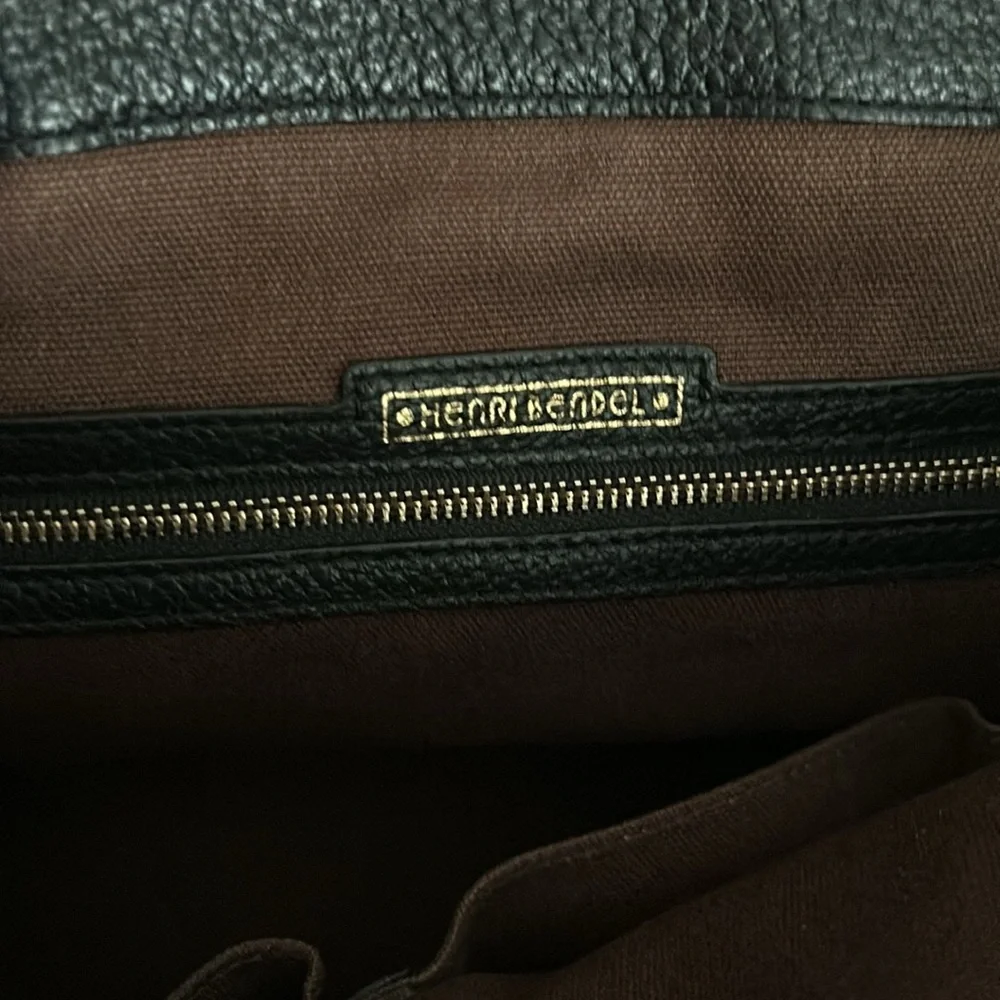 Henri Bendel Black Satchel Handbag - Picture 13 of 16